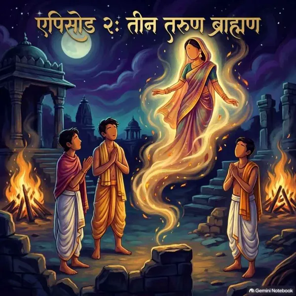 Cover artwork for विक्रम और बेताल - तीन ब्राह्मण
