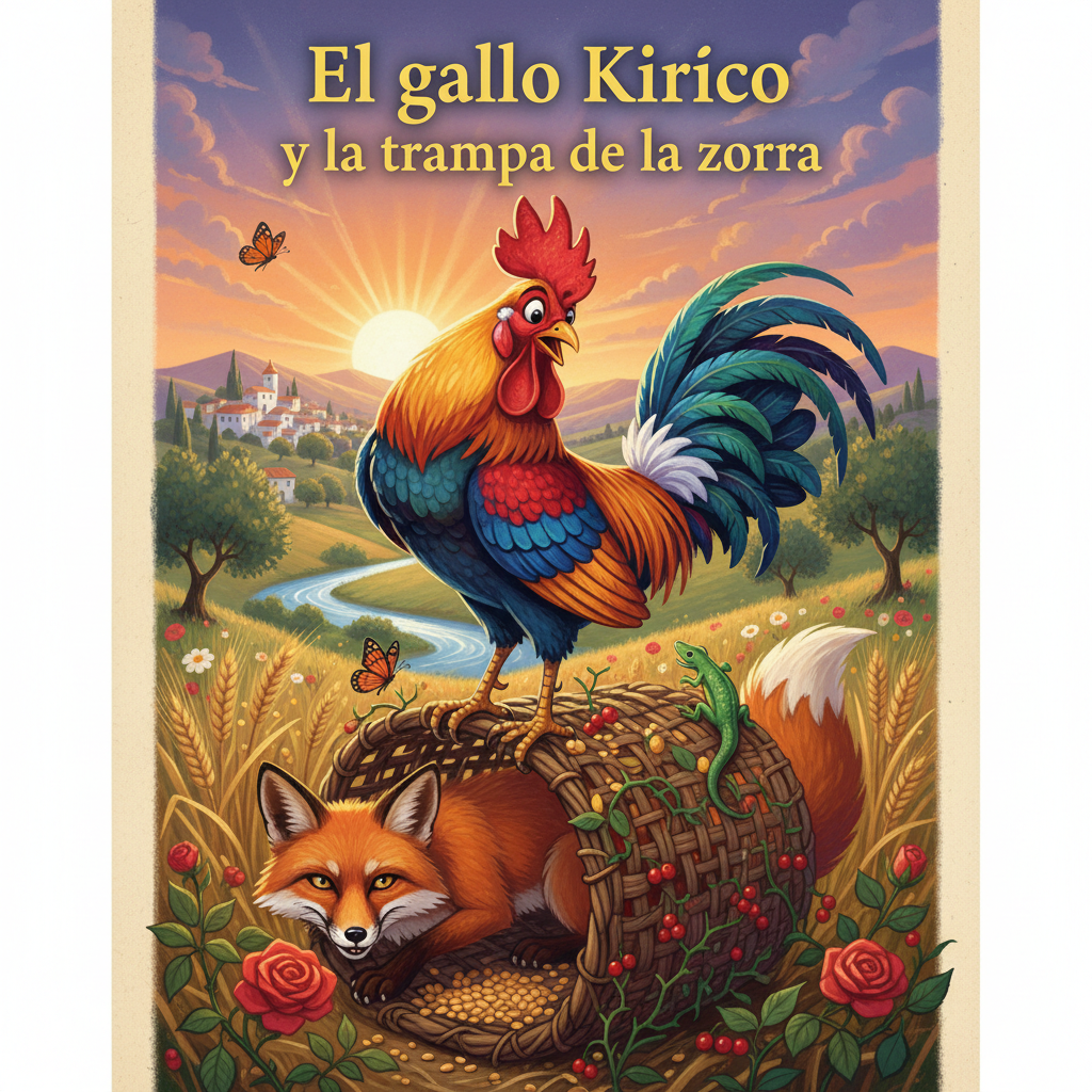El gallo Kirico y la trampa de la zorra