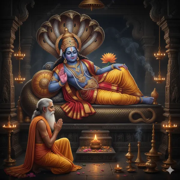 भगवान पद्मनाभस्वामी केरल कैसे आए