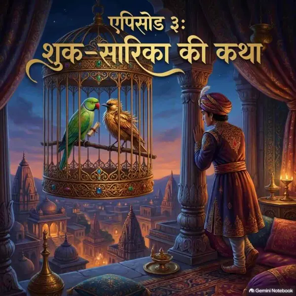 Cover artwork for विक्रम और बेताल - शुक सारिका की कथा
