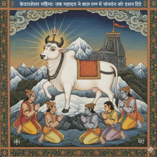 महादेव का केदार आगमन