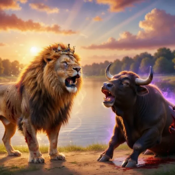 Cover artwork for The Fall of the Lion King