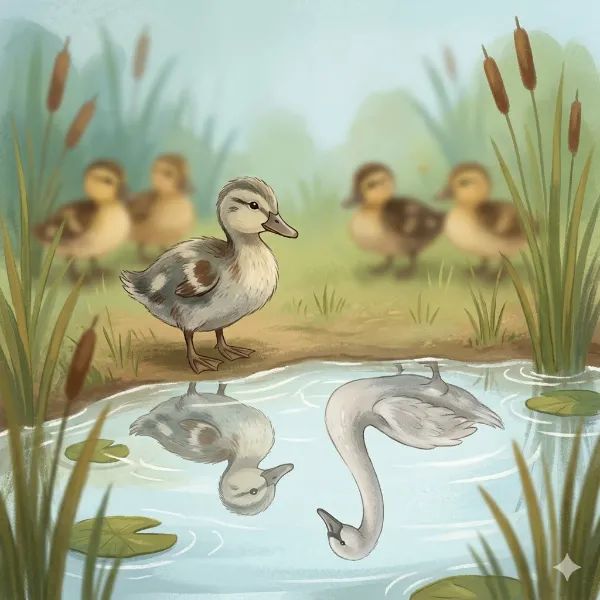 The Little Ugly Duckling and the Shining Swan