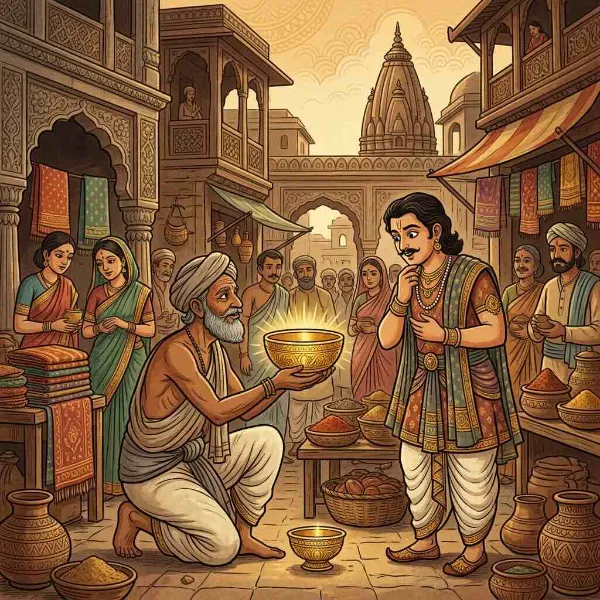 பொன்னான பாத்திரம்: இரு வணிகர்களின் பஞ்சதந்திரக் கதை