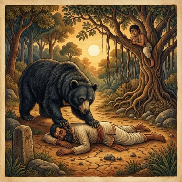 The Bear and the True Friend: A Panchatantra Tale
