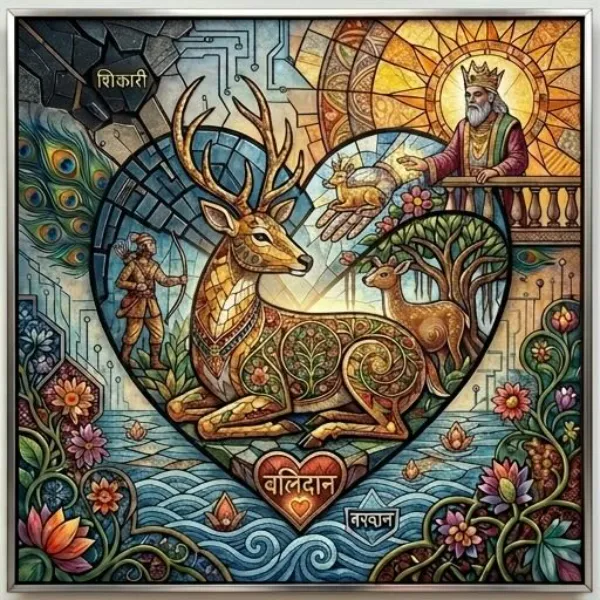 The Golden Deer King’s Selfless Sacrifice