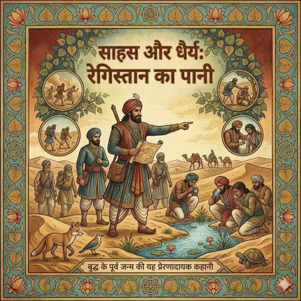 वण्णुपथ जातक: रेगिस्तान में साहसिक नेतृत्व