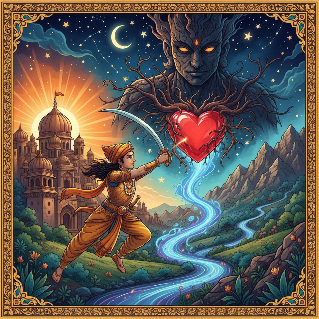 Cover artwork for ராஜேந்திரன் மற்றும் ராட்சசனின் இதயம்