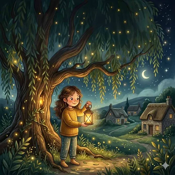 The Lantern in the Willow Tree