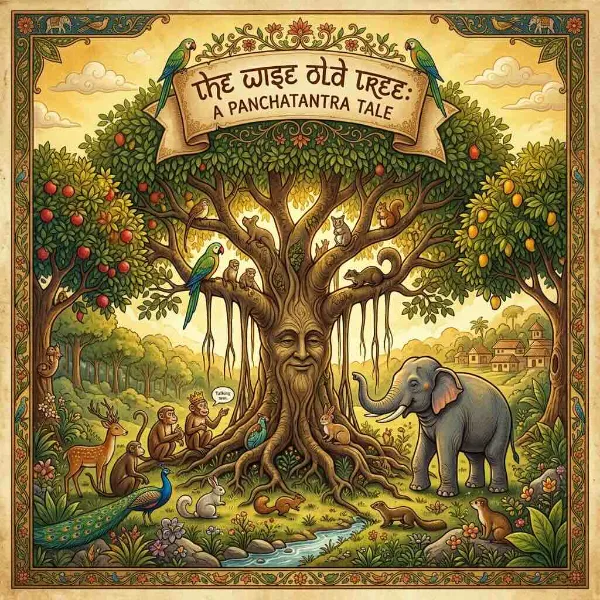 The Wise Old Tree: A Panchatantra Tale of Respect