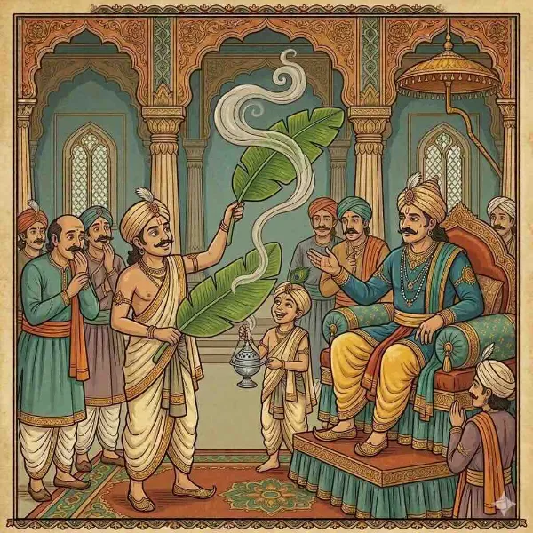 Cover artwork for Tenali Raman and the Mystery of Measuring Smoke