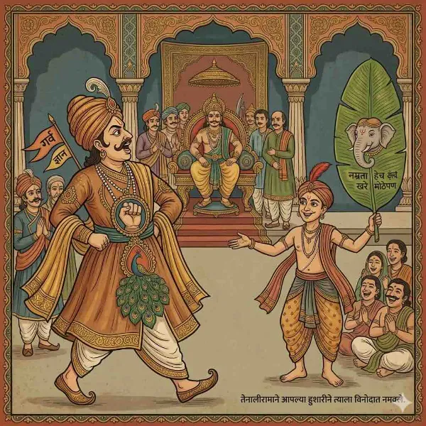 Tenali Raman and the Scholar’s Challenge: A Lesson in Humility