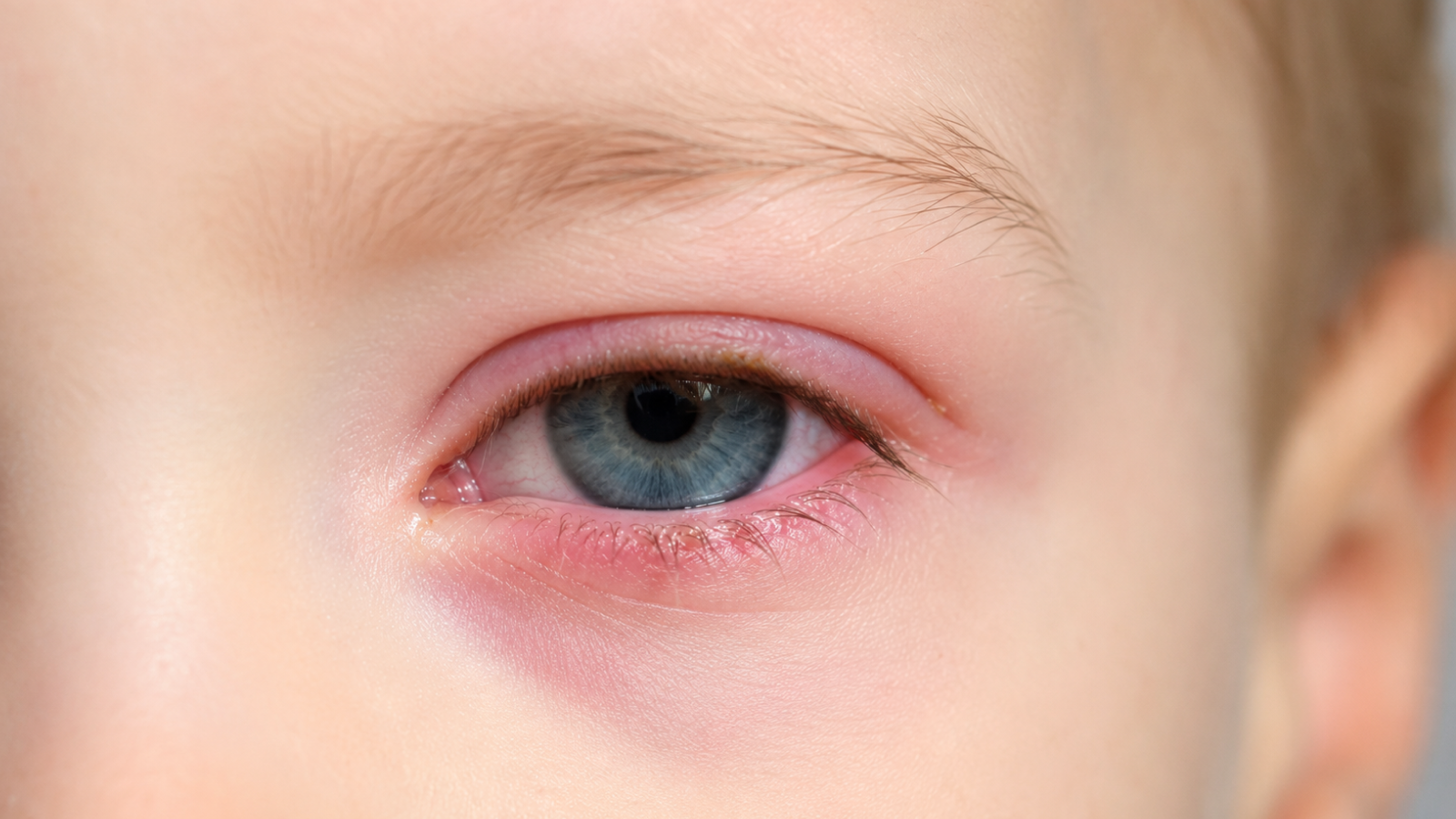 Ojos enrojecidos y pegajosos en niños: Señales de una conjuntivitis