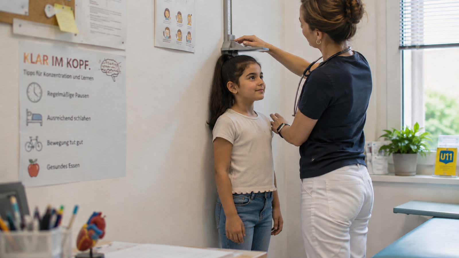 معاینه U11: سلامت و رشد قبل از بلوغ