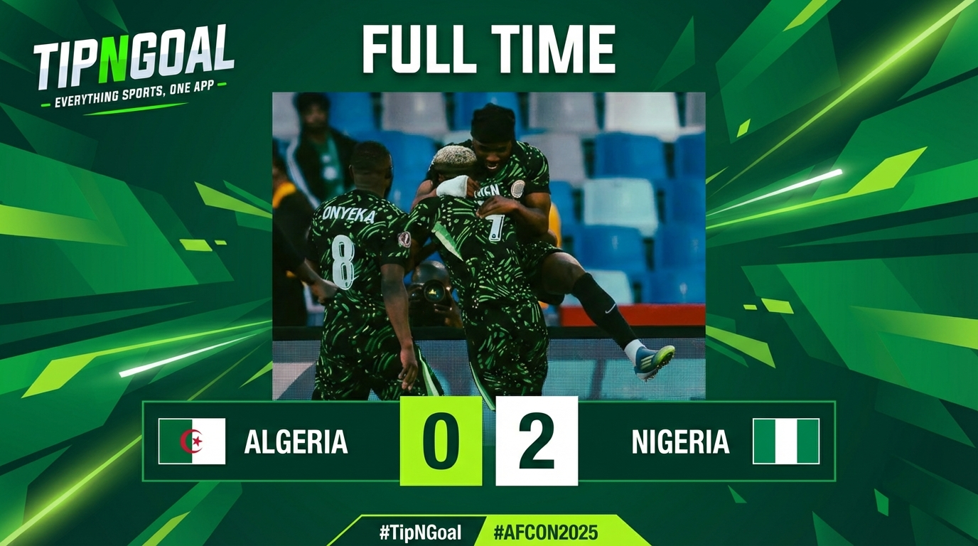 Nigeria Overpower Algeria to Advance To The Semifinals Of The AFCON 2025