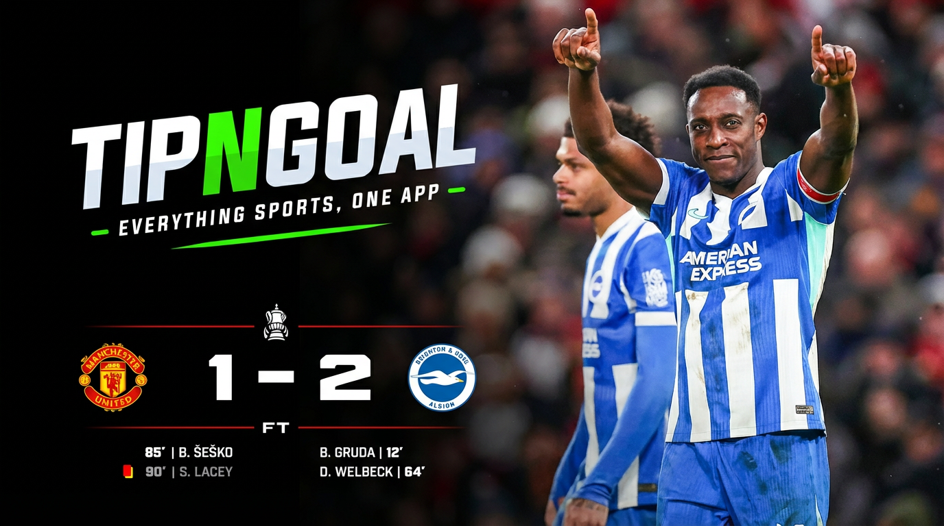 Brighton Knock Manchester United Out of FA Cup in 2–1 Shock at Old Trafford