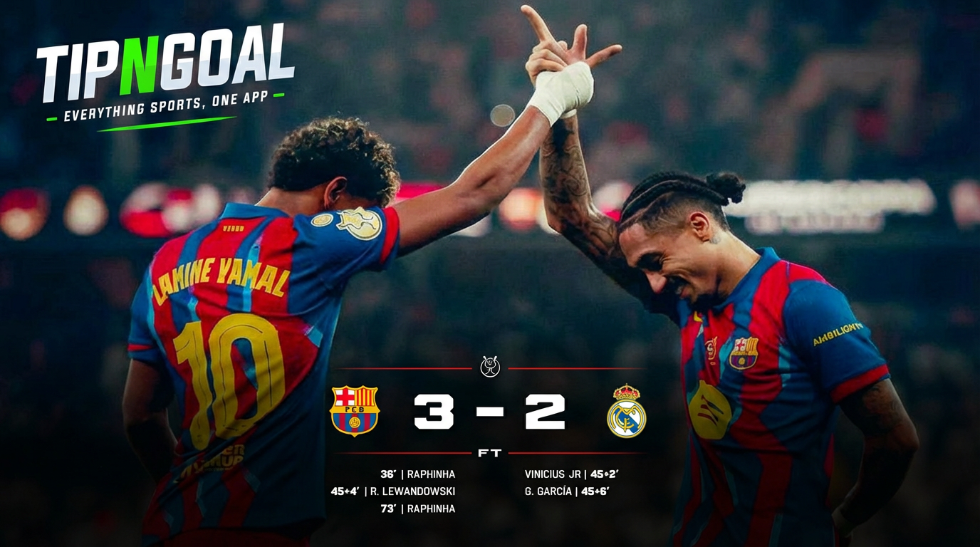 Raphinha Shines as Barcelona Lift Supercopa de España in Thrilling El Clásico