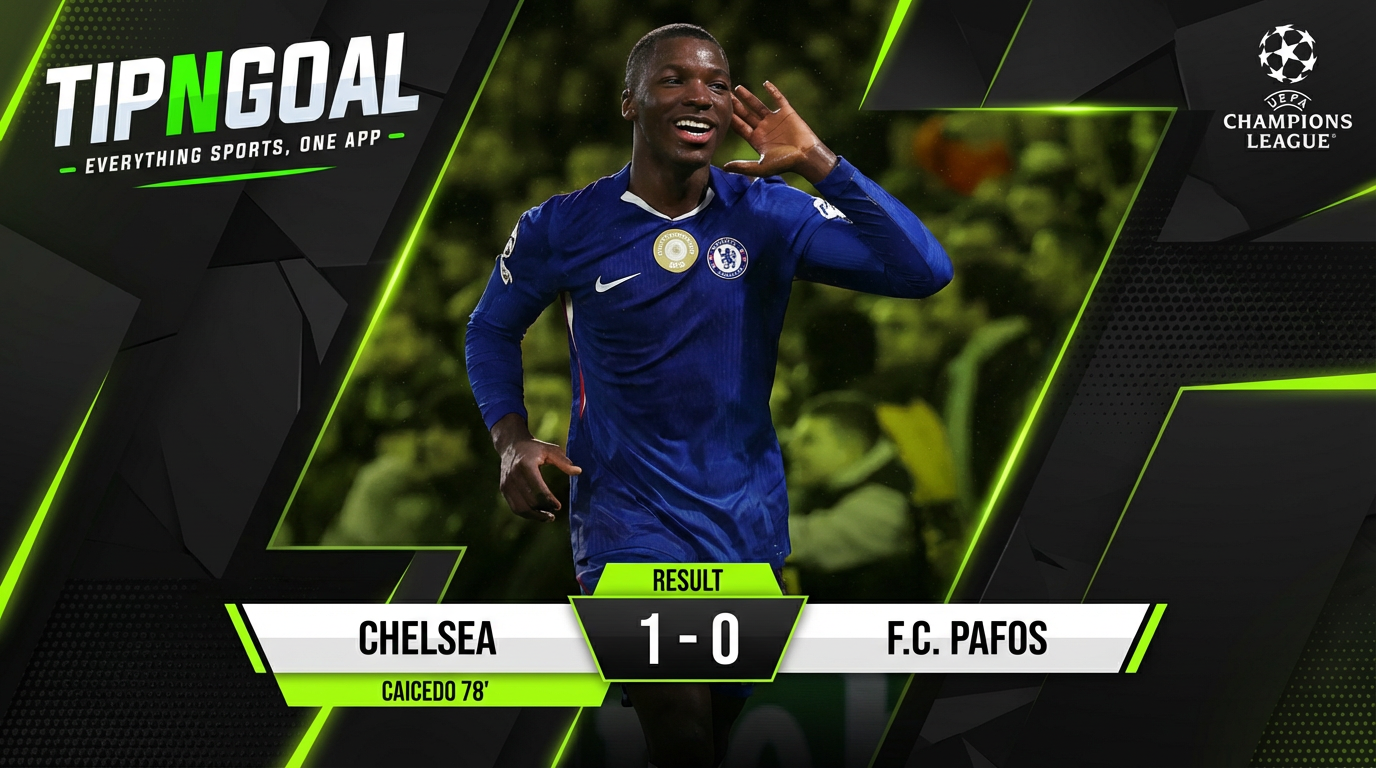 Late Caicedo Header Earns Chelsea Narrow UEFA Champions League Victory