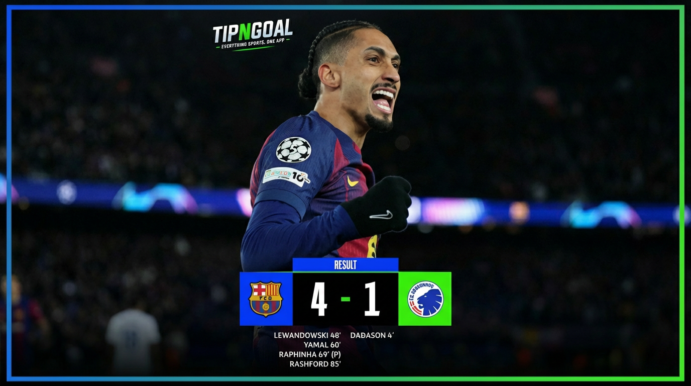 Barça Roar Back in Style: Second-Half Surge Crushes Copenhagen in Champions League Clash