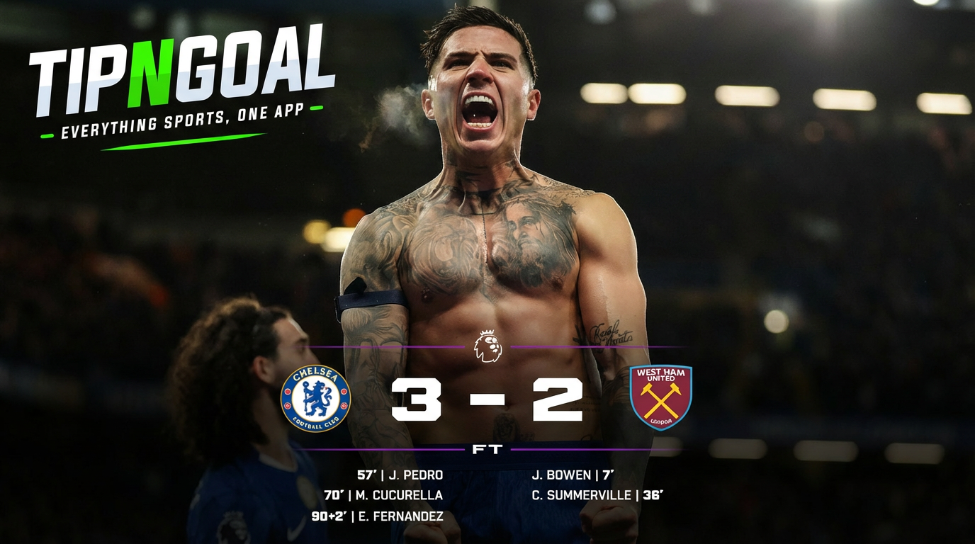 Late Chelsea Comeback Stuns West Ham in Five-Goal Premier League Thriller
