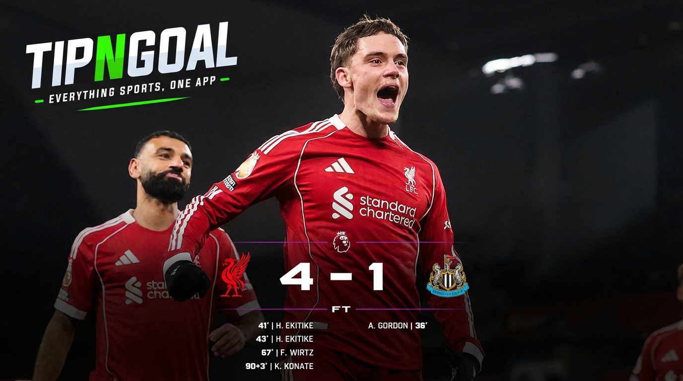 Liverpool Overpower Newcastle at Anfield with Commanding Four-Goal Display
