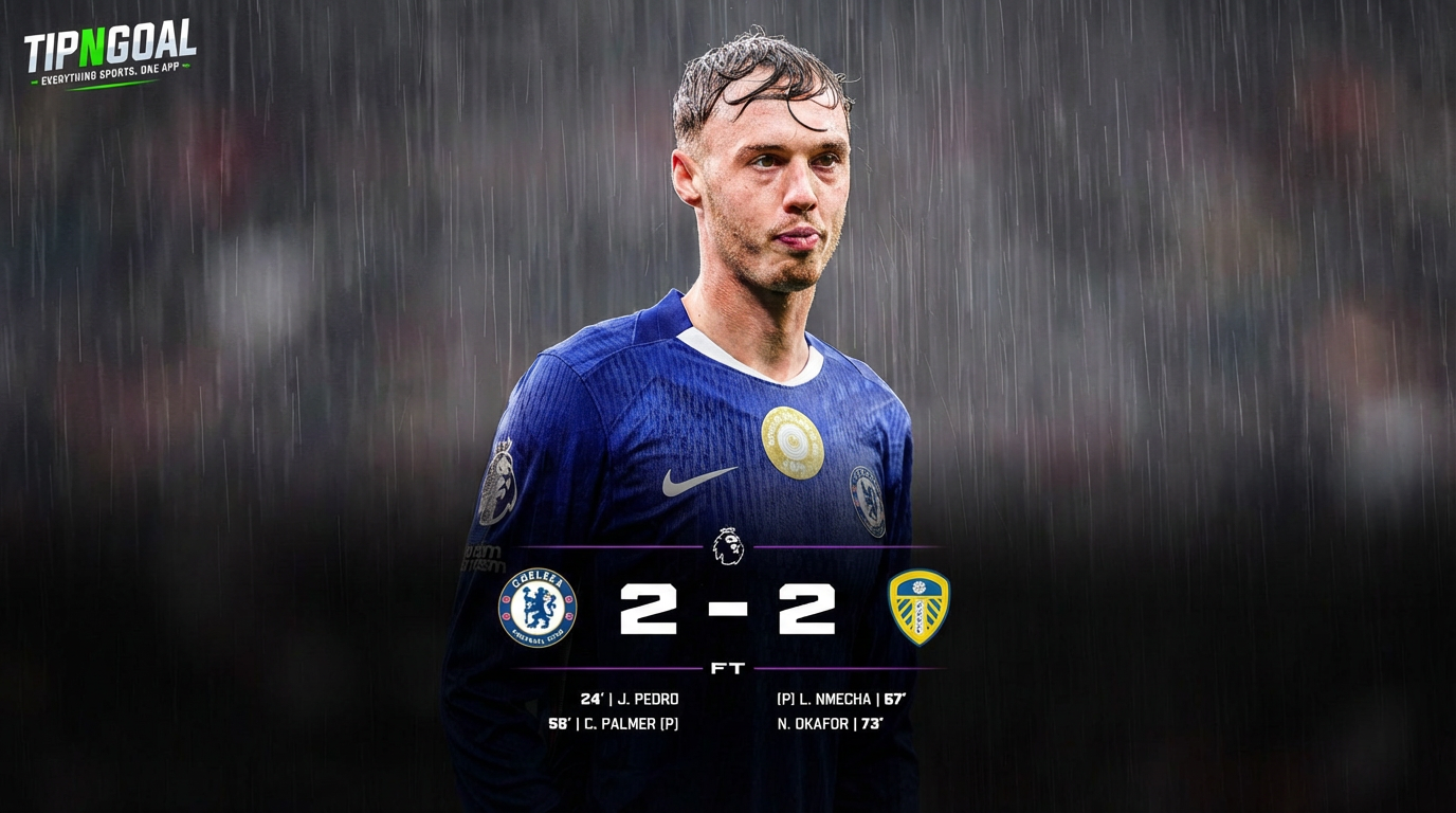 Leeds and Chelsea share points at the Bridge