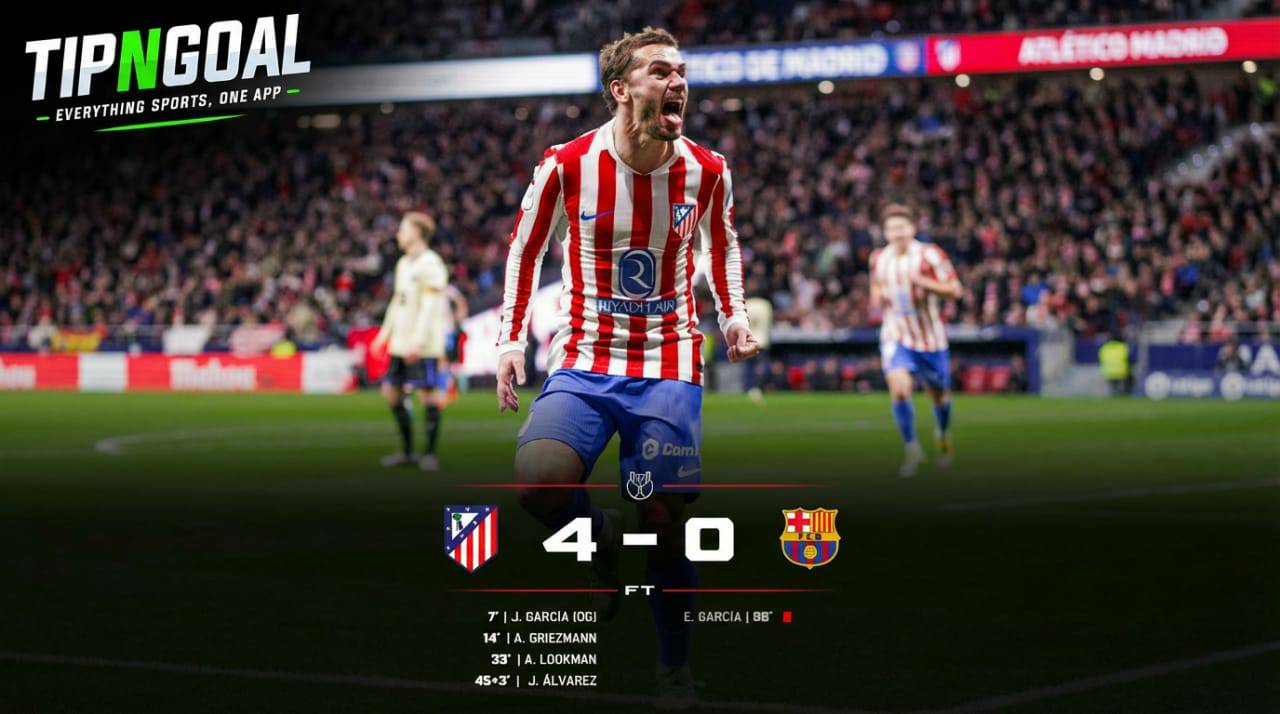 Atlético Madrid Humble Barcelona 4–0 in Copa del Rey Semi-Final Showdown