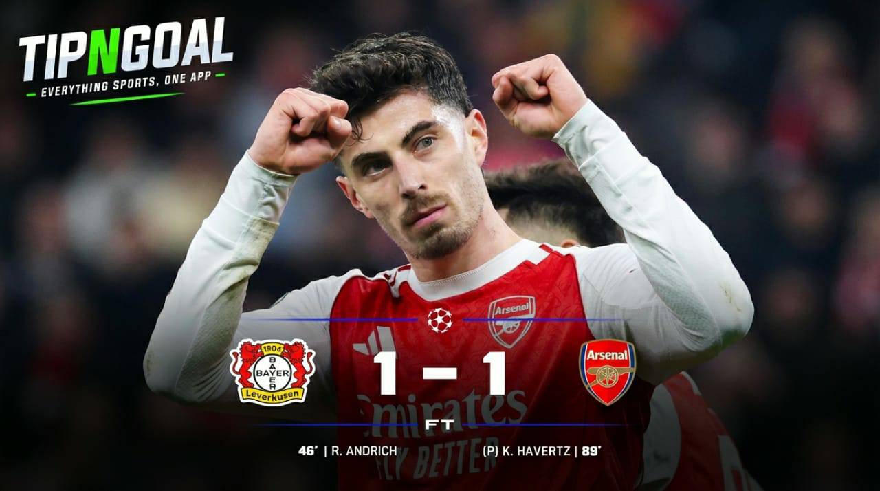 Late Havertz Penalty Rescues Arsenal in 1–1 Draw Against Bayer Leverkusen