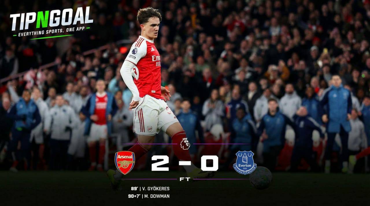 Teen Sensation Dowman Makes History as Arsenal Beat Everton 2–0 to Strengthen Title Push