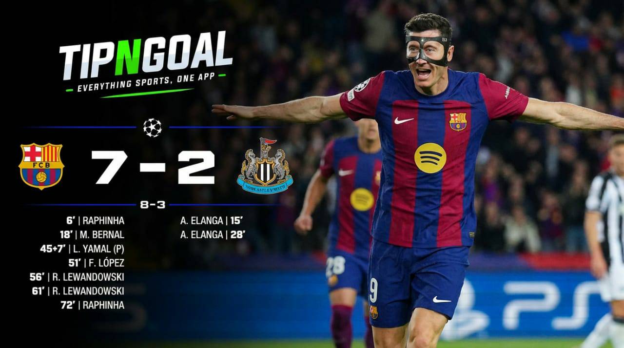 Barcelona 7–2 Newcastle: Catalans Run Riot to Storm Into Quarter-Finals
