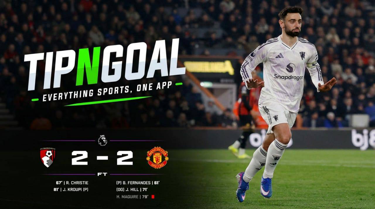 Bournemouth Rally Late to Hold 10-Man Manchester United in Dramatic 2–2 Draw
