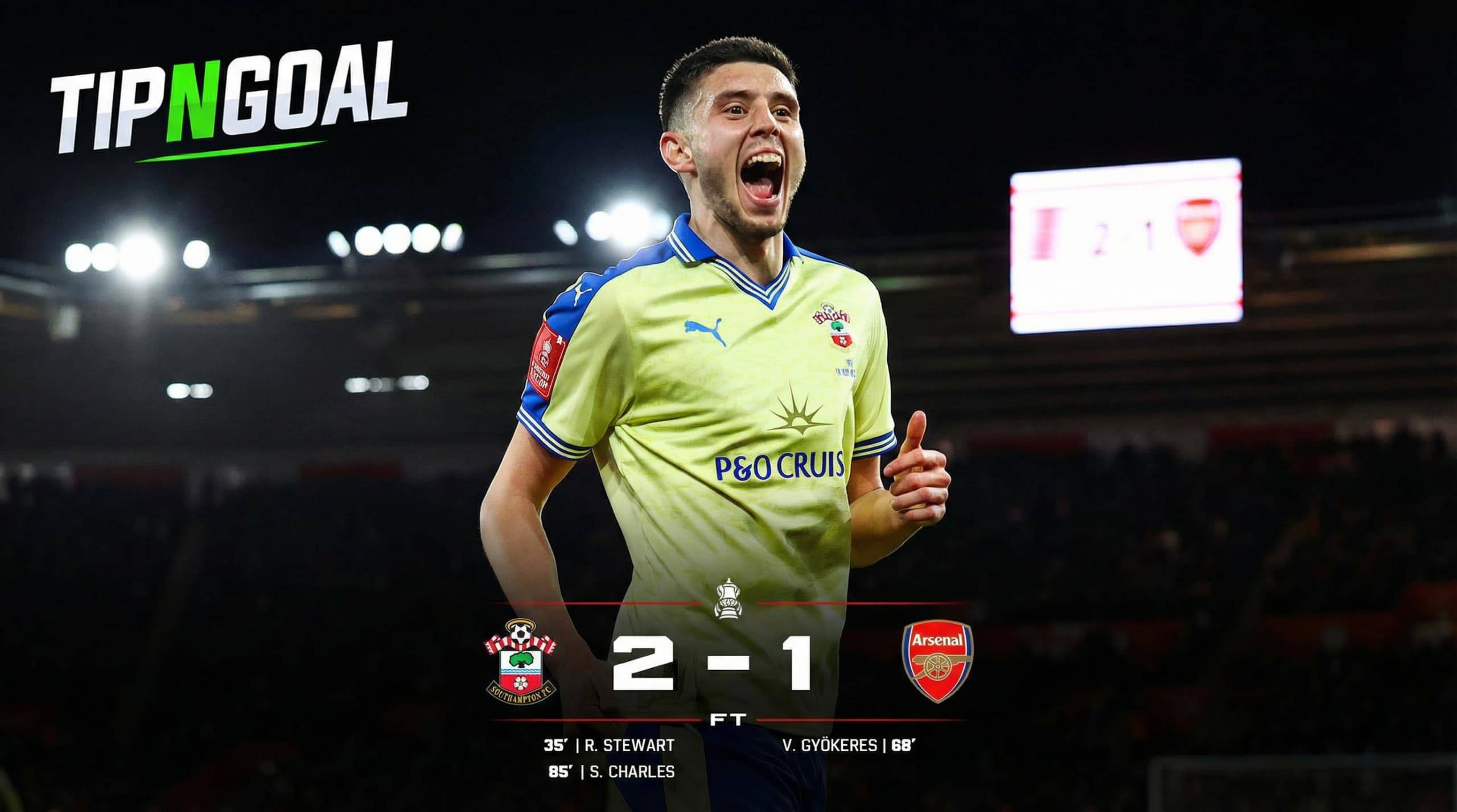 Southampton Deliver Late Knockout Blow to Dump Arsenal Out of FA Cup