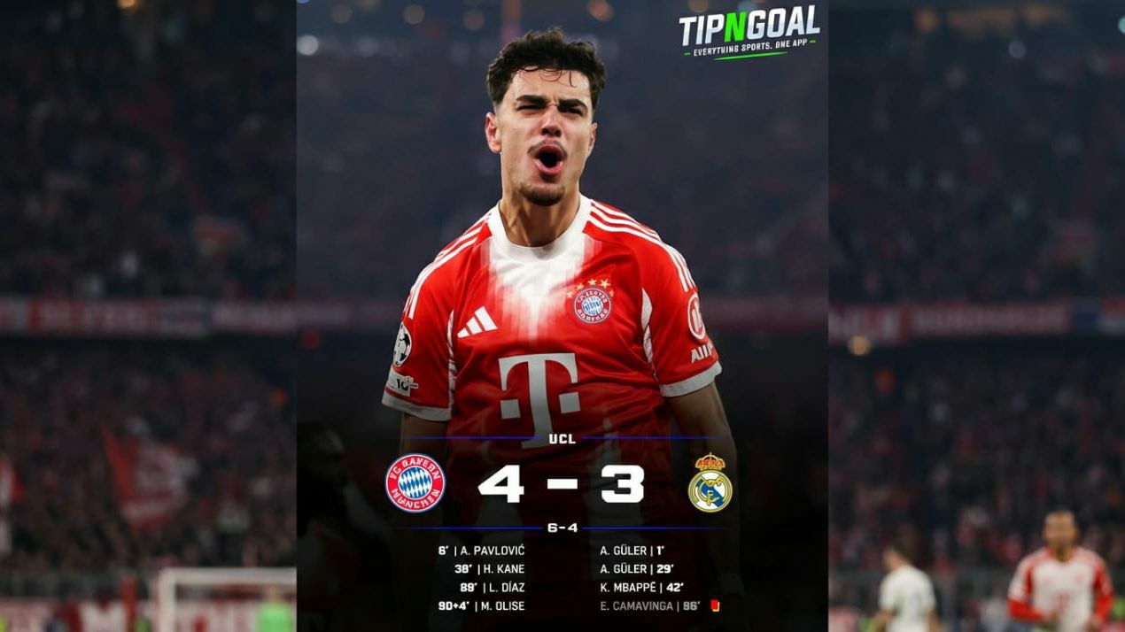 Bayern Munich 4-3 Real Madrid: Seven-Goal Thriller Seals Epic Champions League Showdown