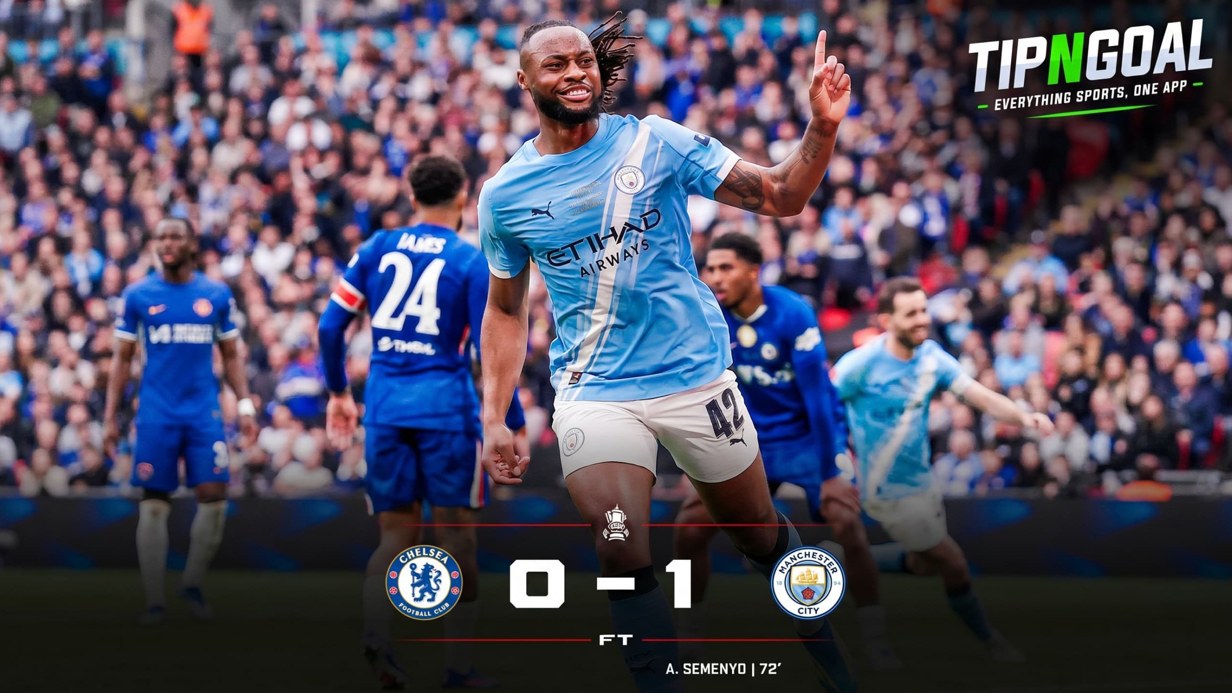 Manchester City Beat Chelsea To Win The FA Cup