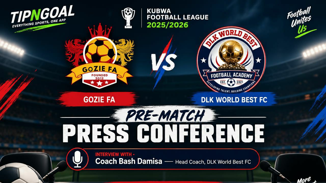 KUBWA FOOTBALL LEAGUE PRE-MATCH PRESS CONFERENCE WITH COACH BASH - Gozie FA vs DLK World Best FC