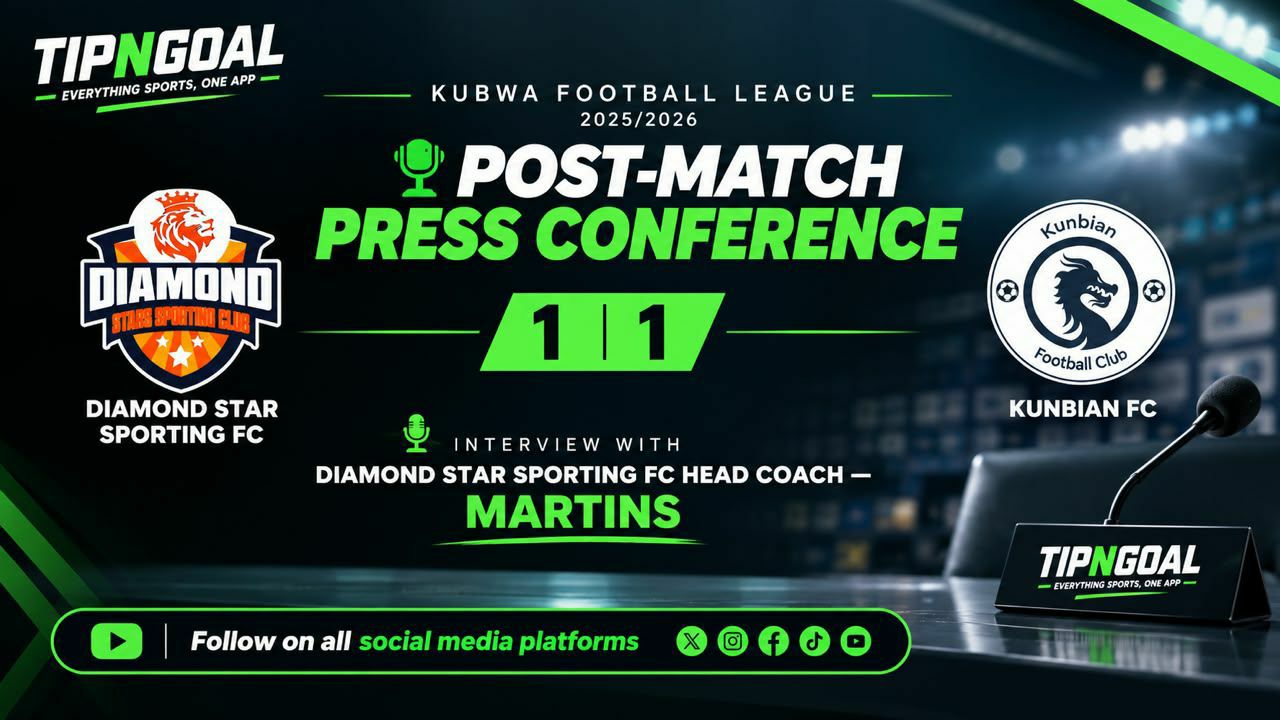Kubwa Football League: "We did everything right but the result wasn't what we expected" - Coach Martins
