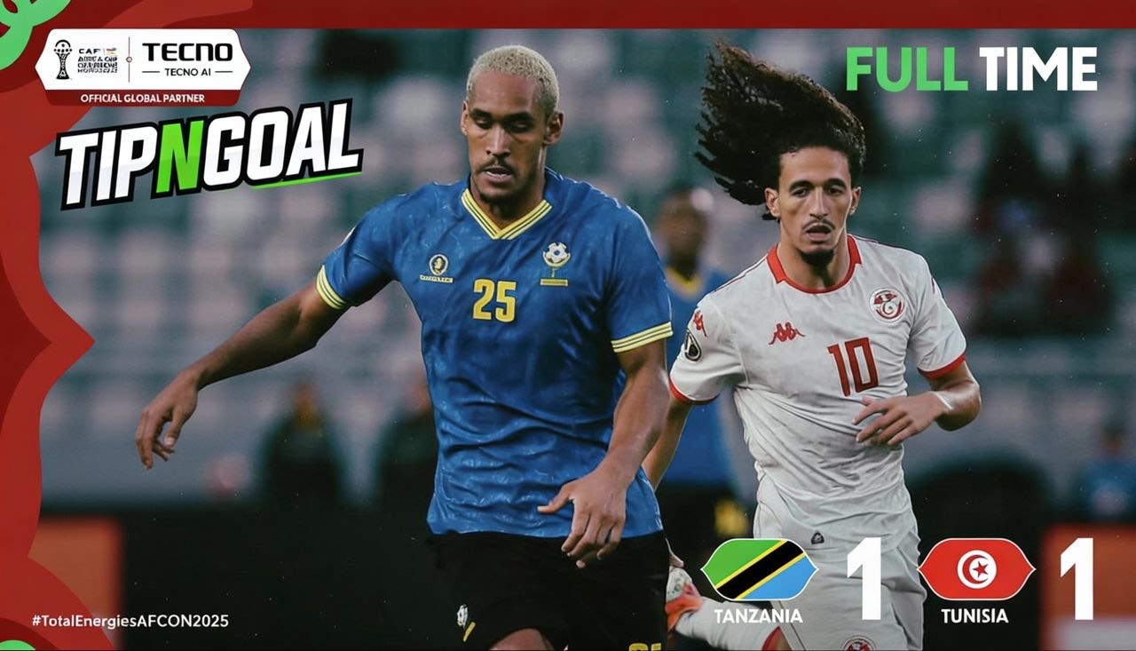 Tanzania 1-1 Tunisia: Draw Sees Both Sides Advance to AFCON Knockouts