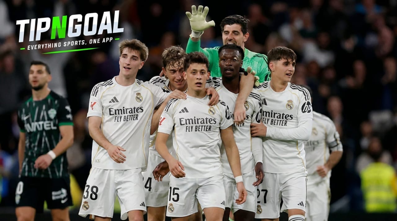 Arda Guler scores from own half as Madrid thrash Elche