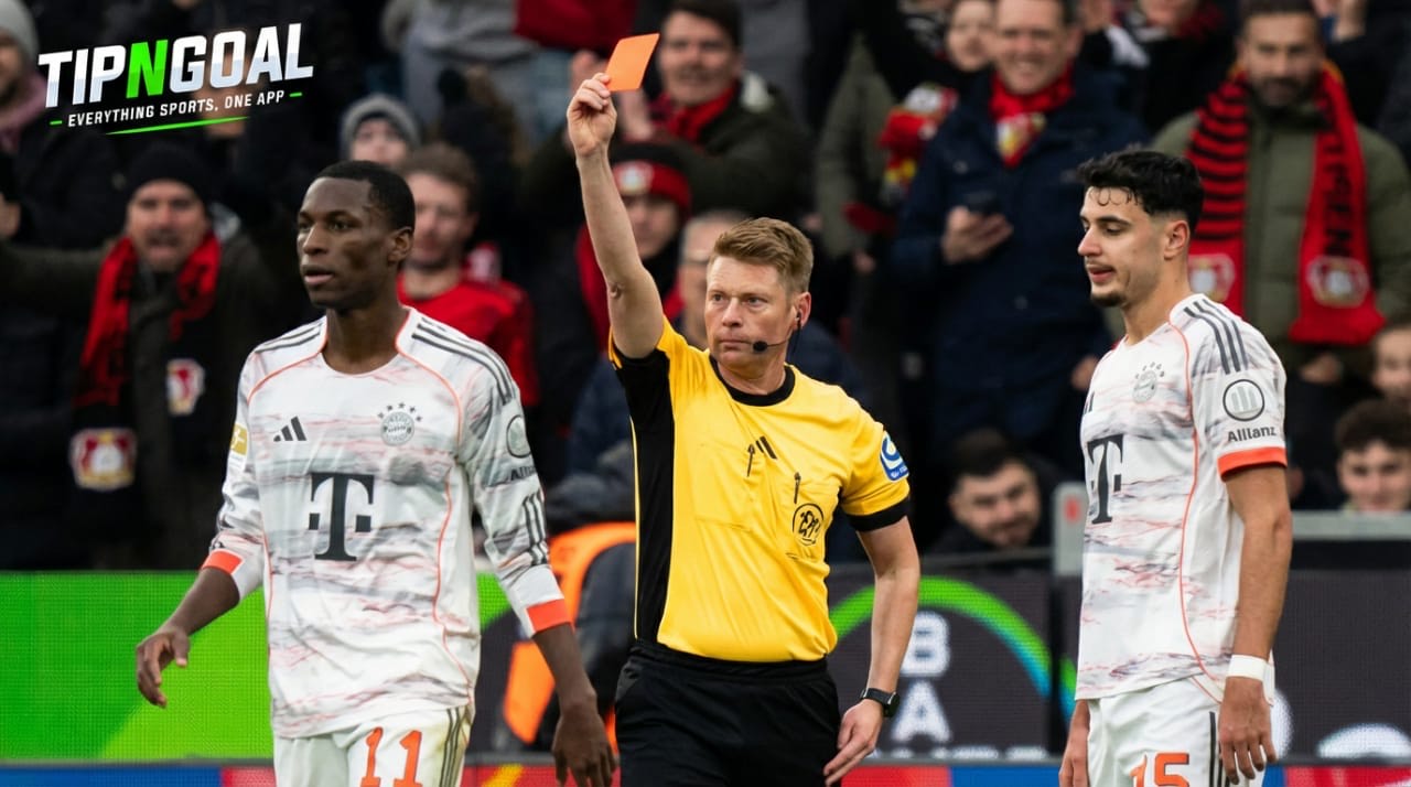 Bayern Munich Hold Firm in Fiery Draw Against Bayer Leverkusen After Jackson Red Card