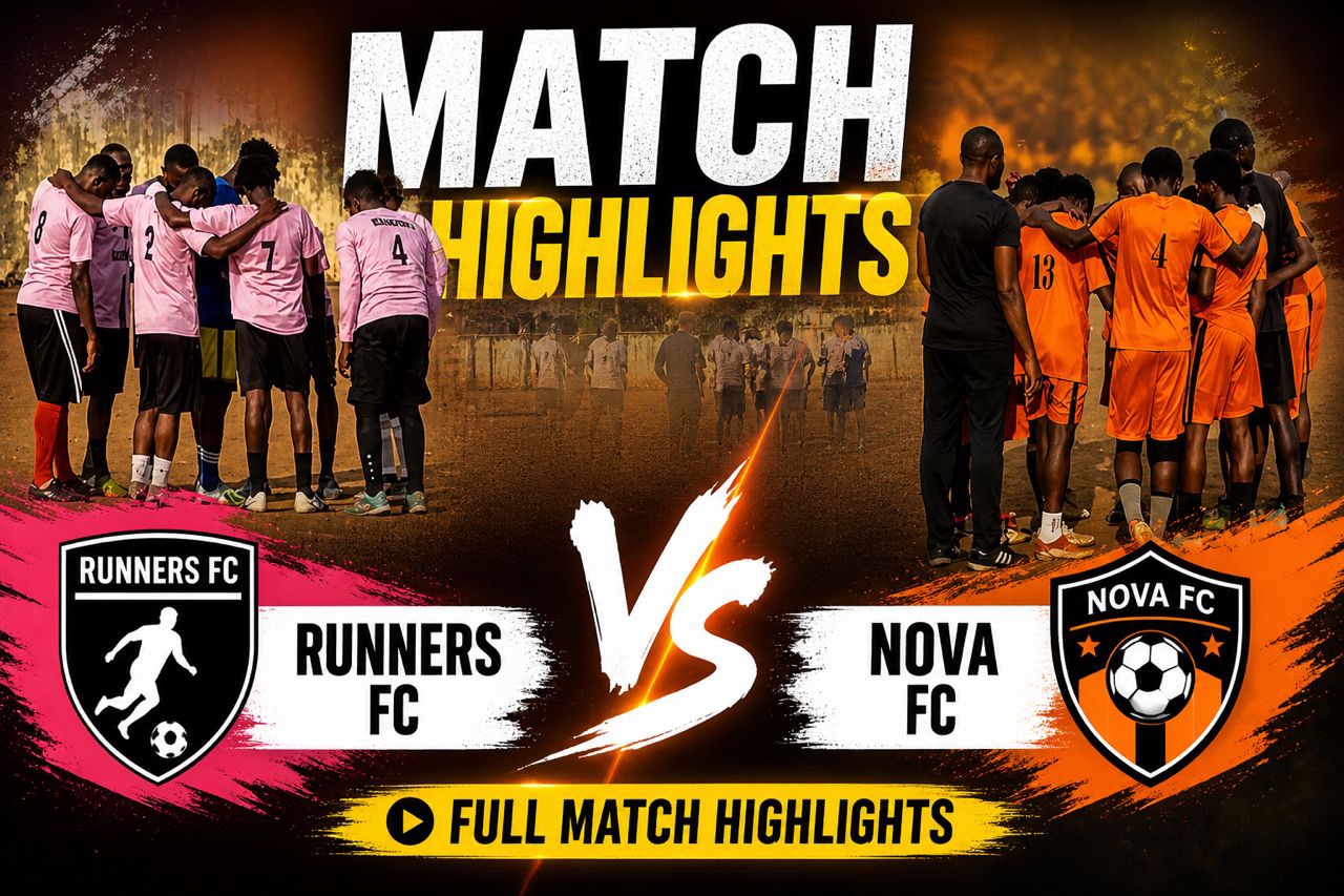 Nova Fc Stuns Runner Fc in a Friendly Match