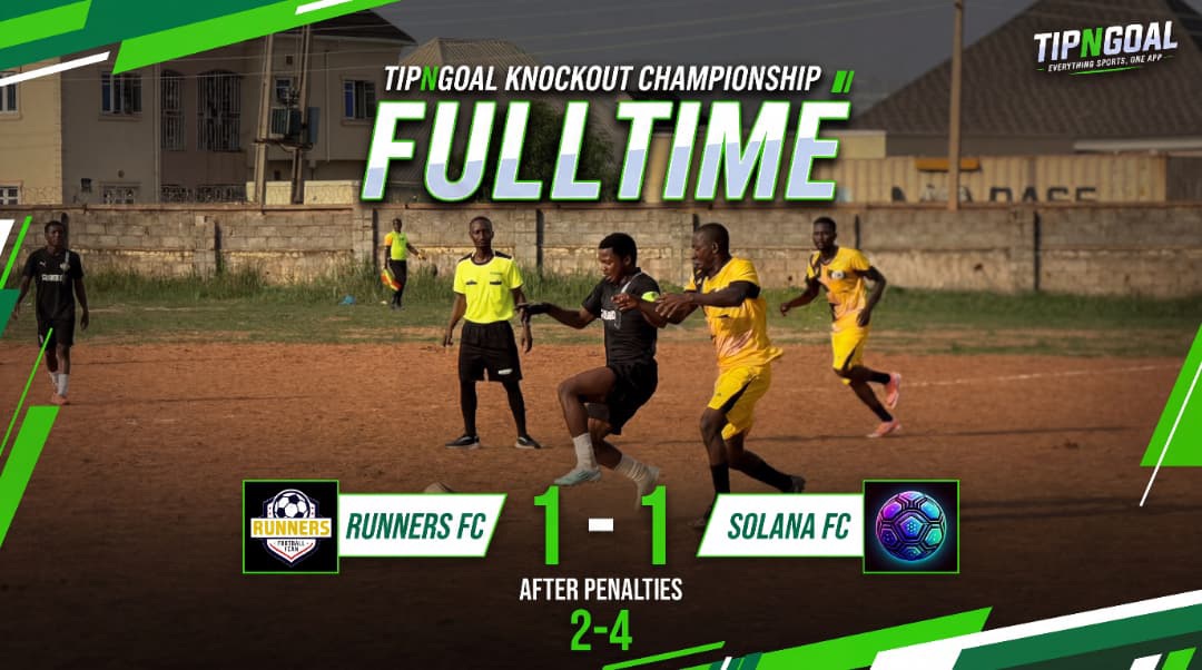 Runners FC 1-1 Solana FC (Solana FC win 4-2 on penalties)