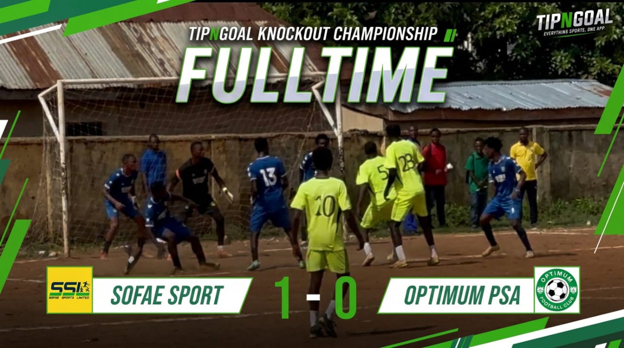 Sofae Sports FA secured a hard-fought 1-0 Quarterfinal victory over Optimum Sports Academy