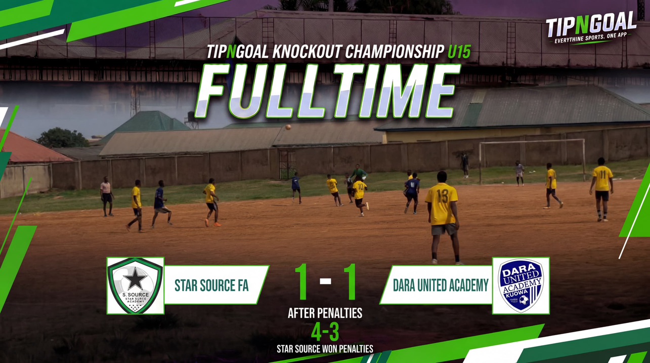 Dara United 1-1 Star Source (Star Source Win 4-3 on Penalties) U-15
