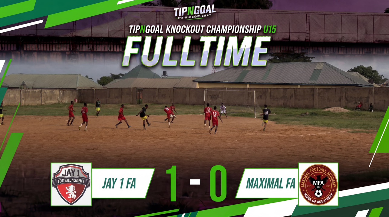 Jay1 Football Academy 1-0 Maximal Football Academy | Under-15