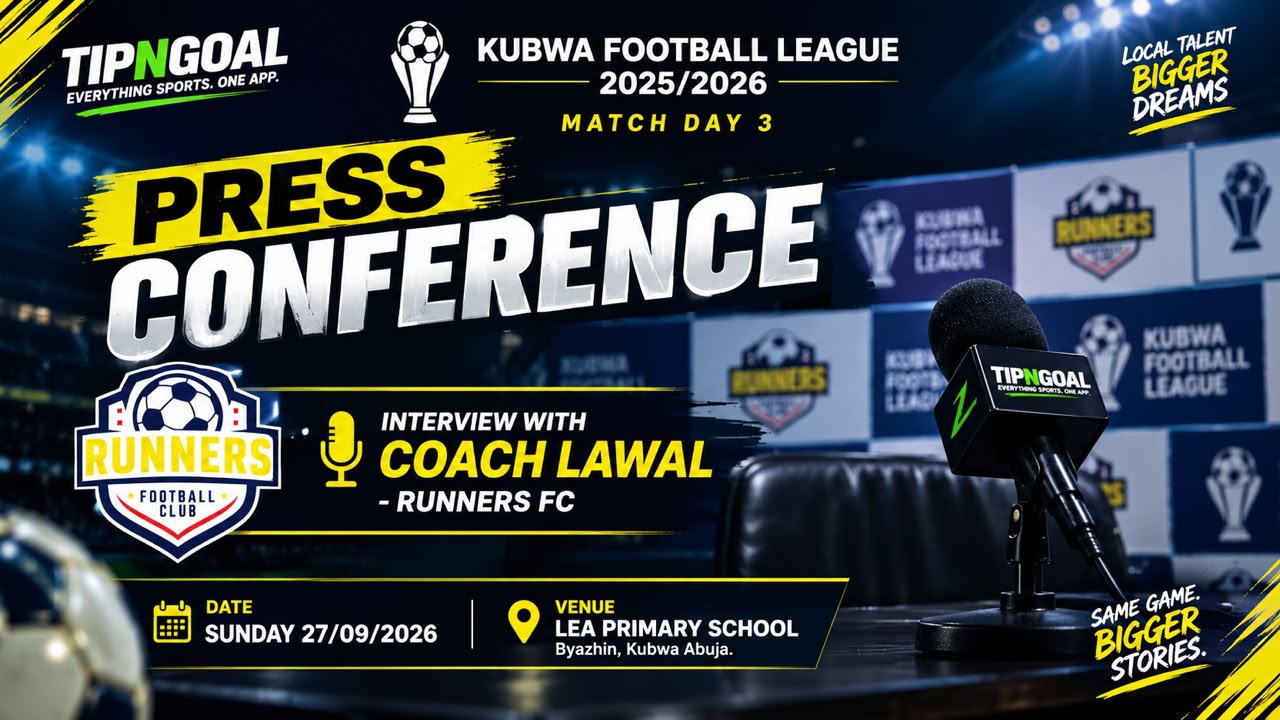 Kubwa Football League -  Interview with Coach Lawal Runners FC