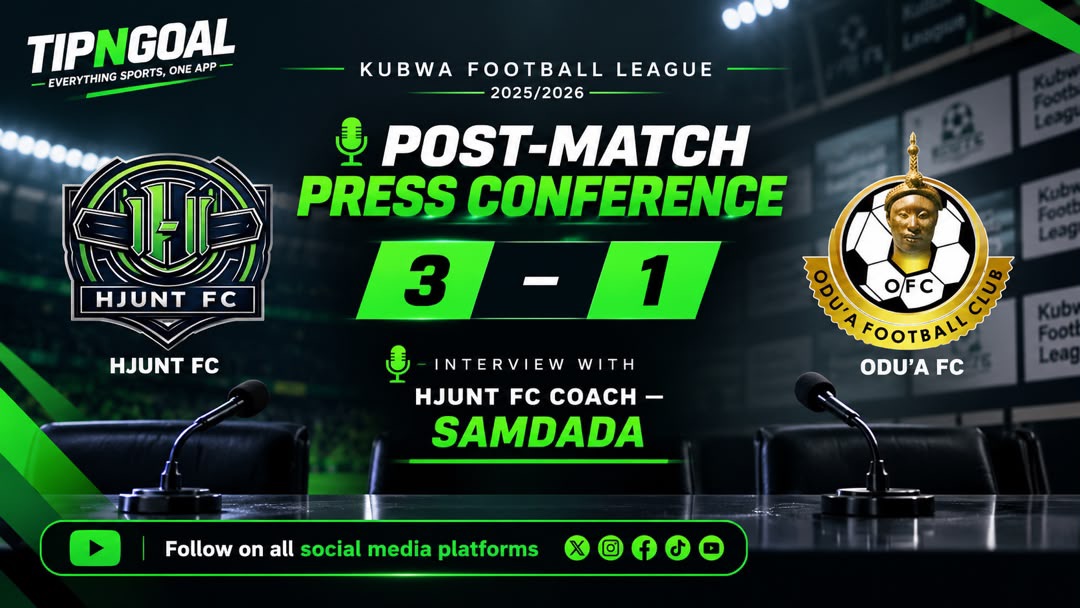 Kubwa Football League: Hjunt FC Head Coach reflects on the victory