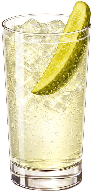 Pickle Lemonade Mocktail