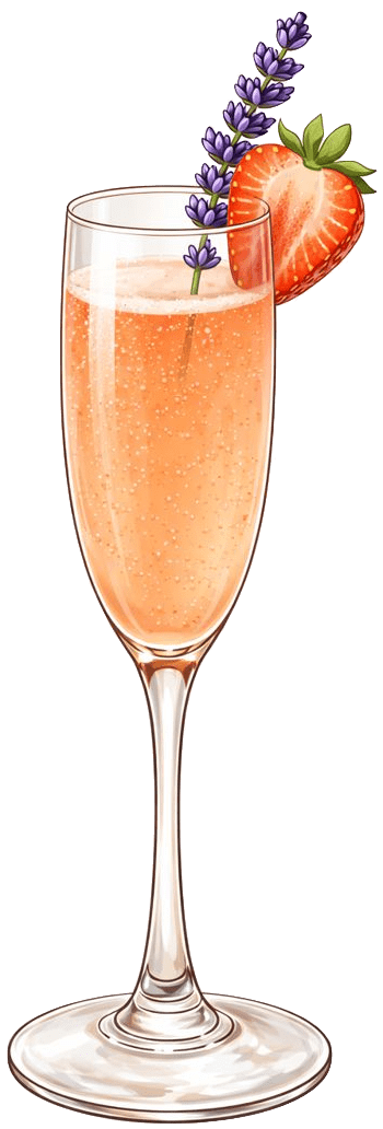 Bubbly Lavender Rosé