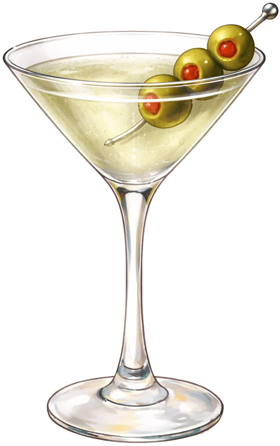 Dirty Gin Martini