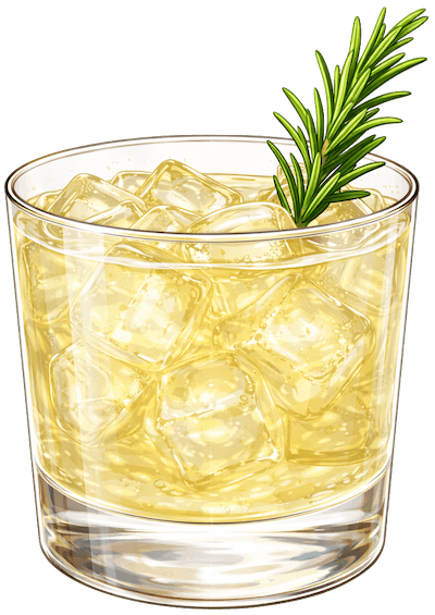 Bourbon Maple Rosemary Sour